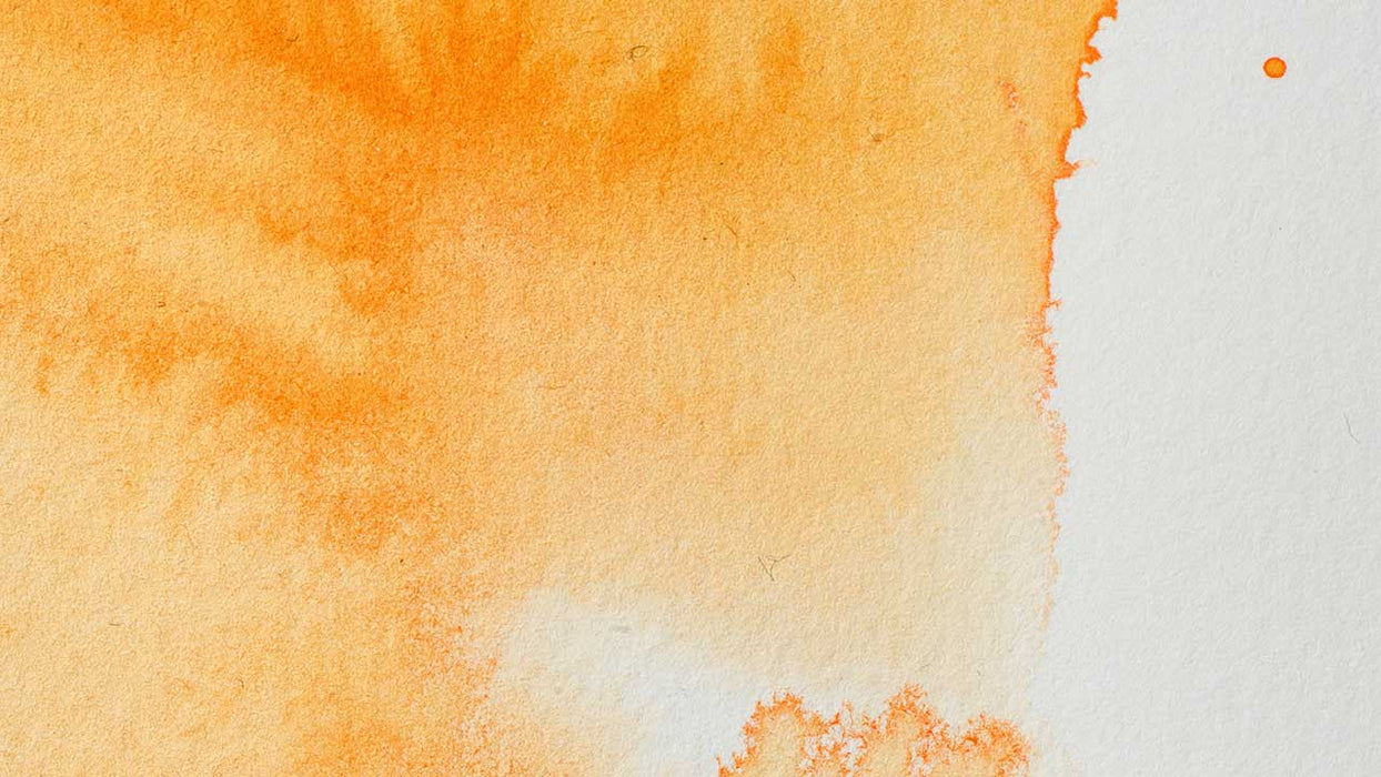 Cadmium Orange watercolour paint