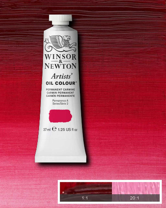 37ml Tube of Artist' Oil colour Permanent carmine