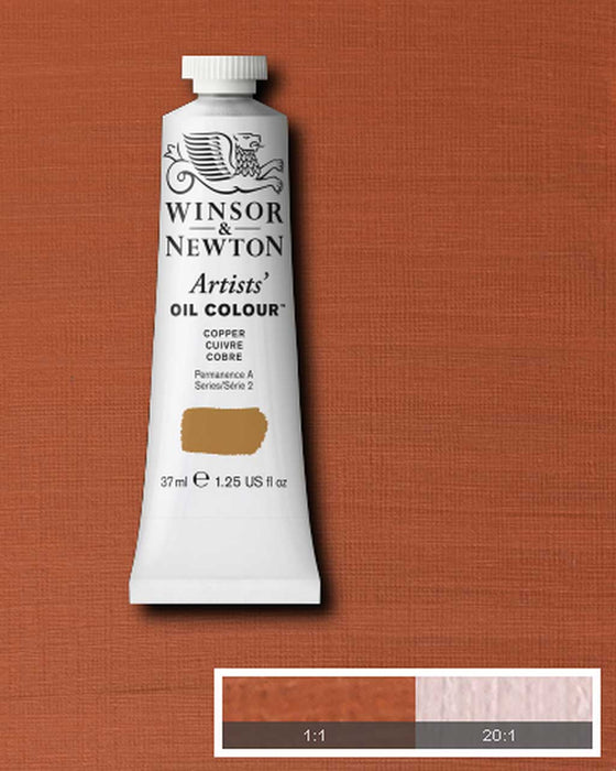 37ml Tube of Artist' Oil colour Copper