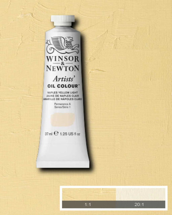 37ml Tube of Artist' Oil colour Naples yellow light