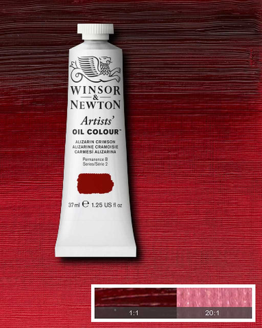 37ml Tube of Artist' Oil colour Alizarin crimson