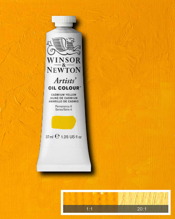 37ml Tube of Artist' Oil colour Cadmium yellow