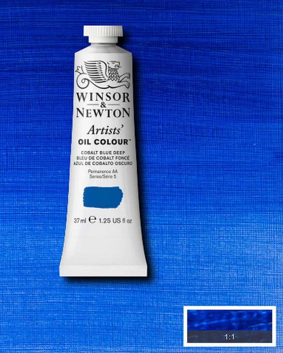 37ml Tube of Artist' Oil colour Cobalt blue deep