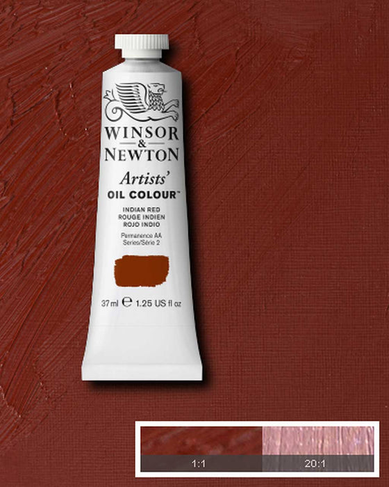 37ml Tube of Artist' Oil colour Indian Red