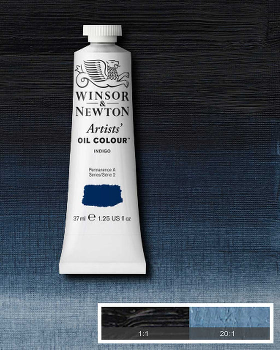 37ml Tube of Artist' Oil colour Indigo