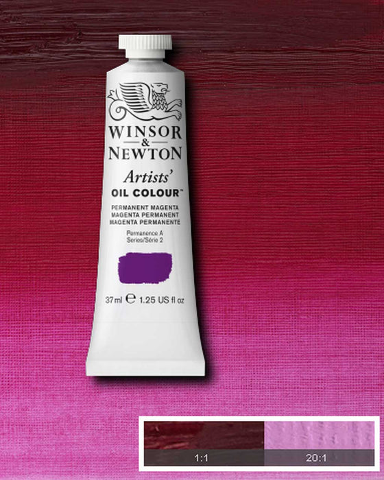 37ml Tube of Artist' Oil colour Permanent magenta