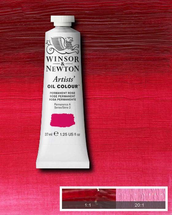 37ml Tube of Artist' Oil colour Permanent rose