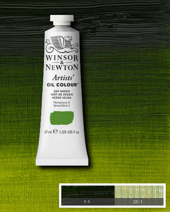 37ml Tube of Artist' Oil colour Sap green