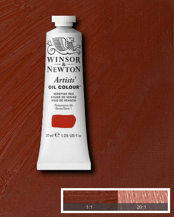 37ml Tube of Artist' Oil colour Venetian red