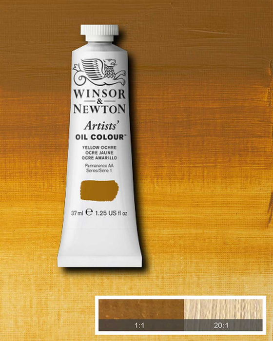 37ml Tube of Artist' Oil colour Yellow ochre