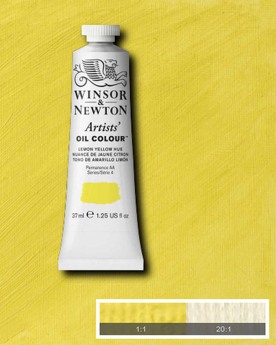 37ml Tube of Artist' Oil colour Lemon yellow hue