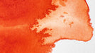 Transparent Orange watercolour paint