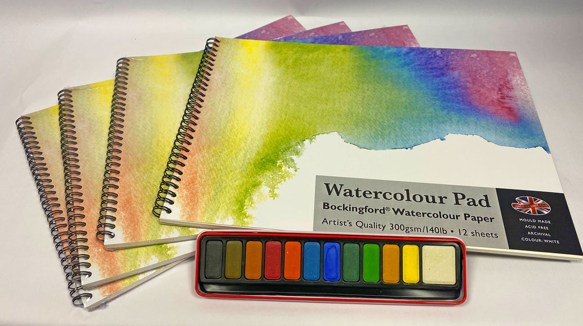 Bockingford Watercolour Pad A4 300gsm 10 Leaf