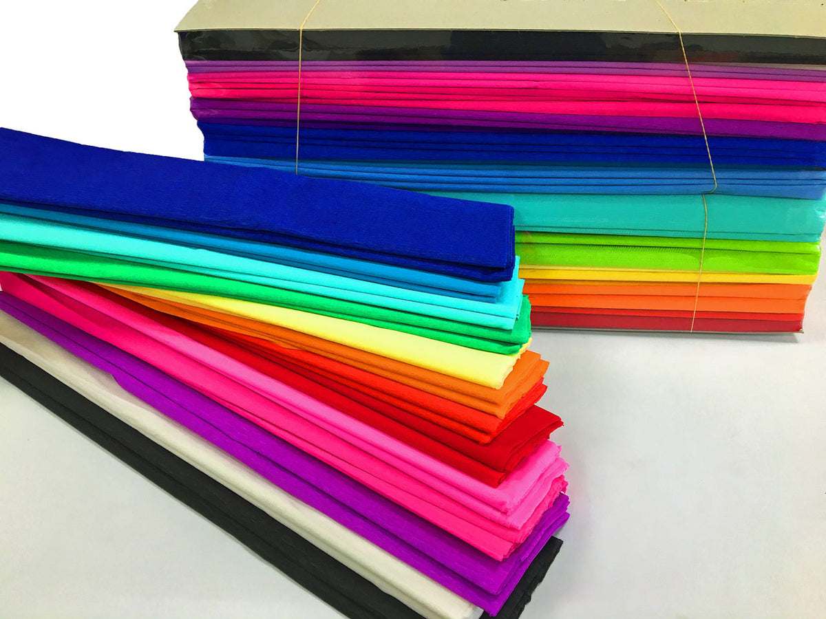 Gerich 217 ft Crepe Paper Colours, Party Colourful Crepe Tapes